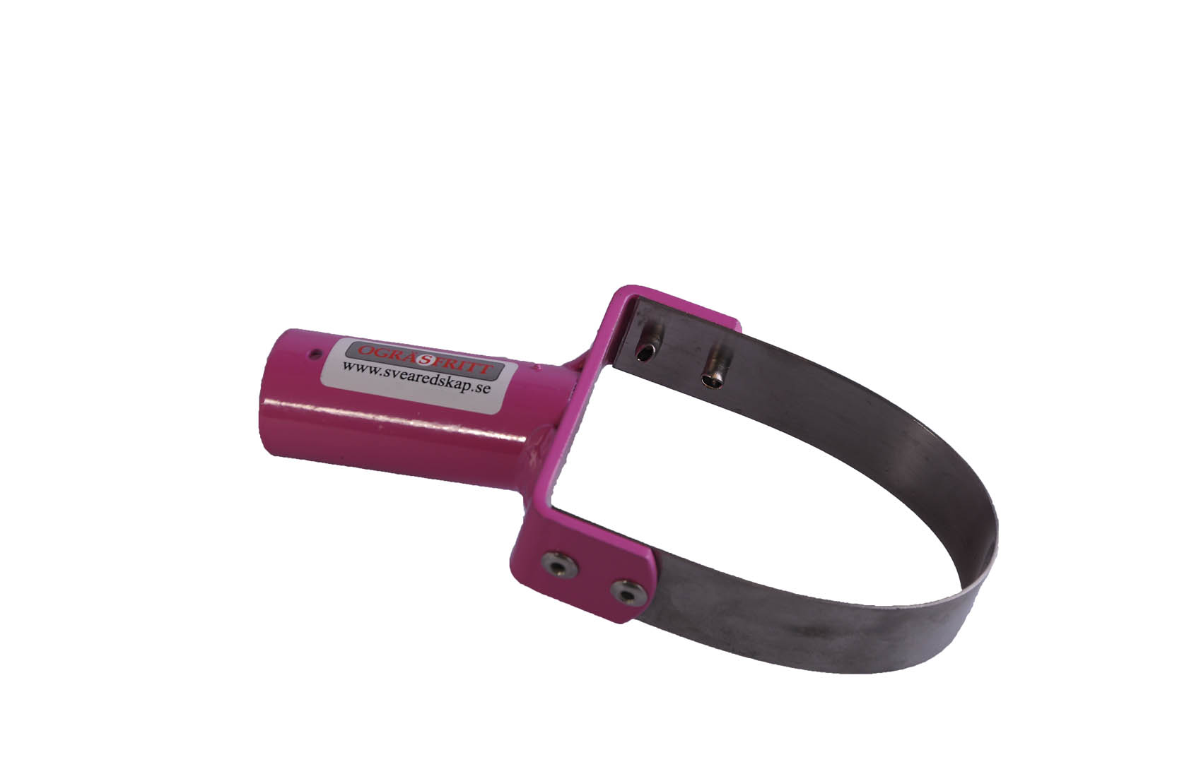 Bygelhacka, rund, rosa