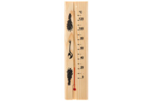 Bastu termometer i trä